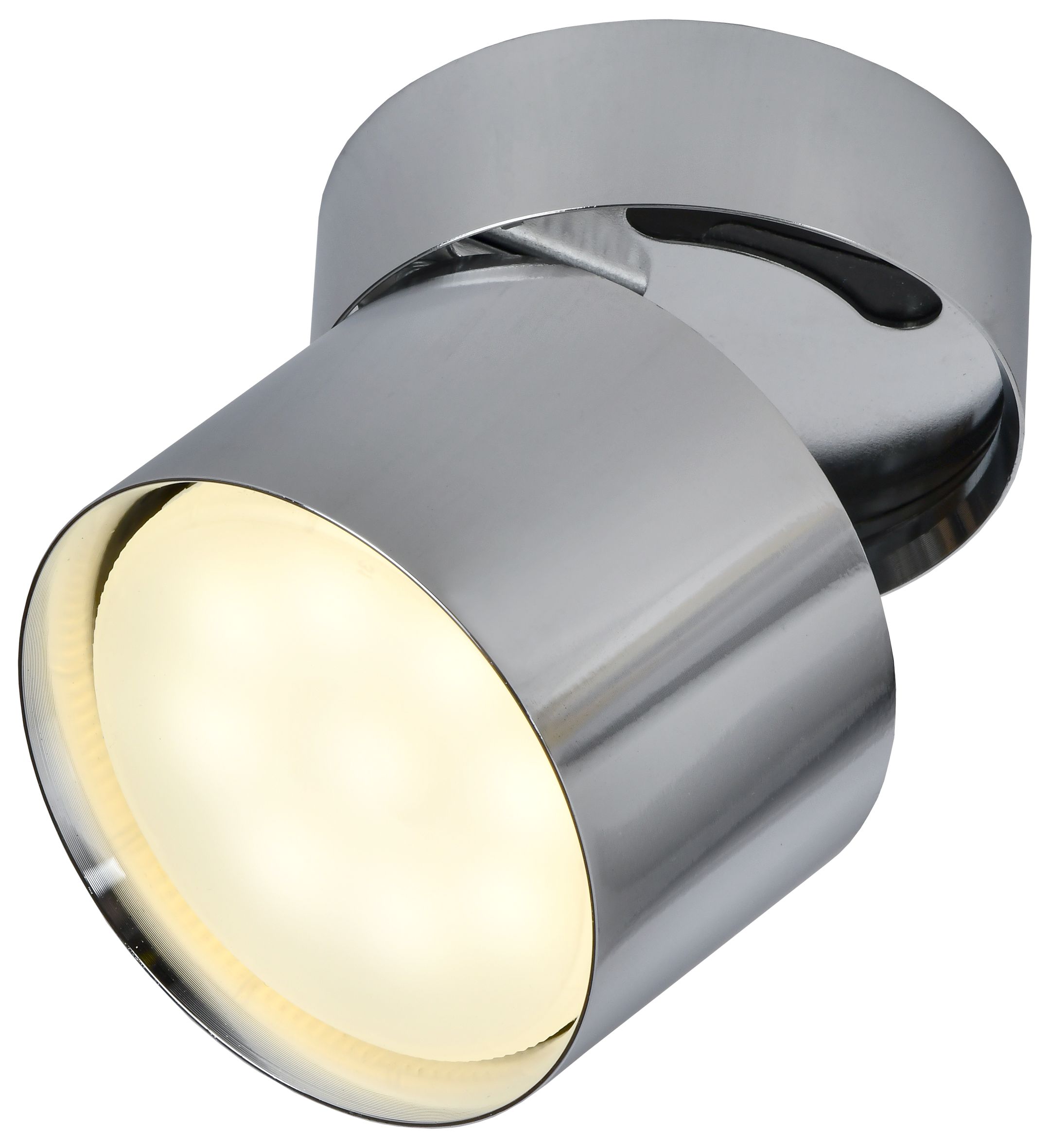 Светильник 4014 накладной потолочный поворотный под лампу GX53 хром IEK