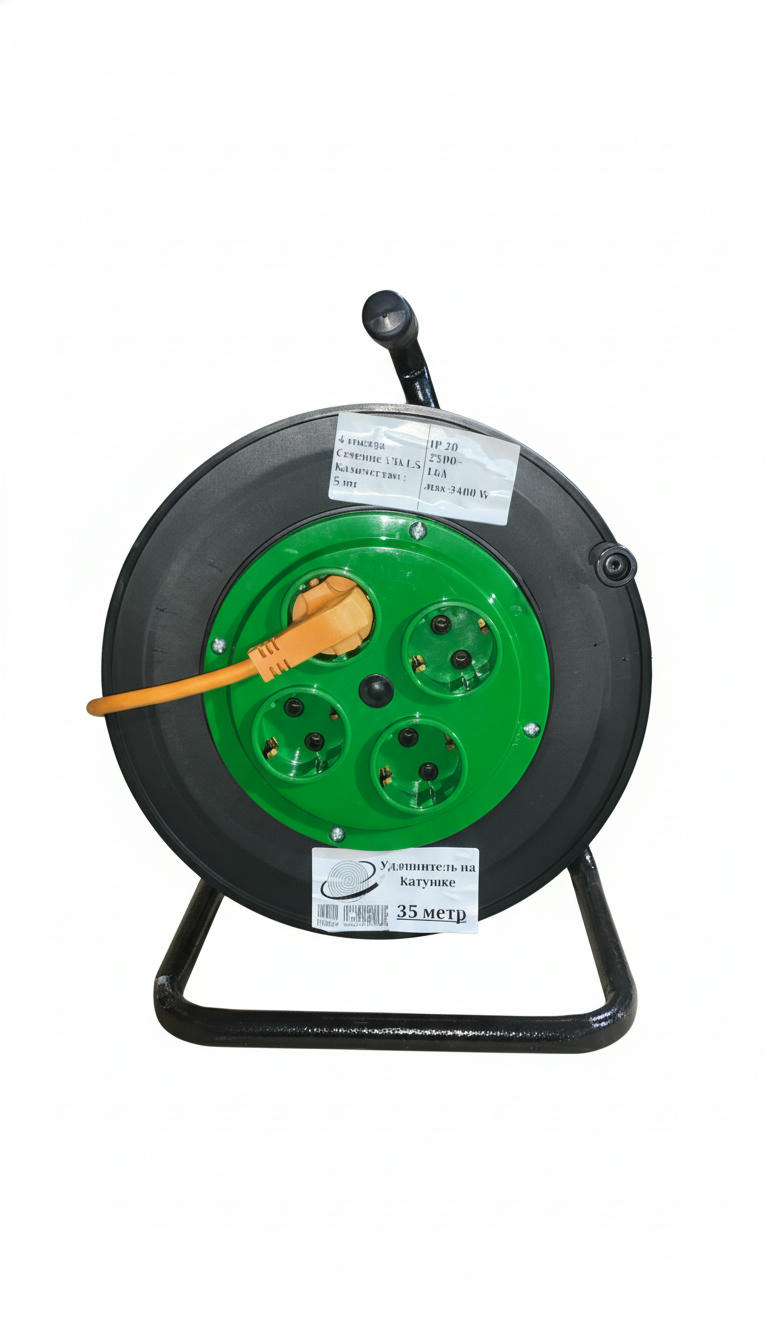 Удлинитель на катушке 3*1,5 35 метр ND cable