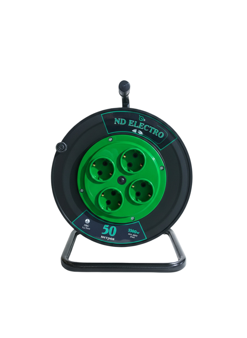 Удлинитель на катушке 3*1,5 50 метр ND cable