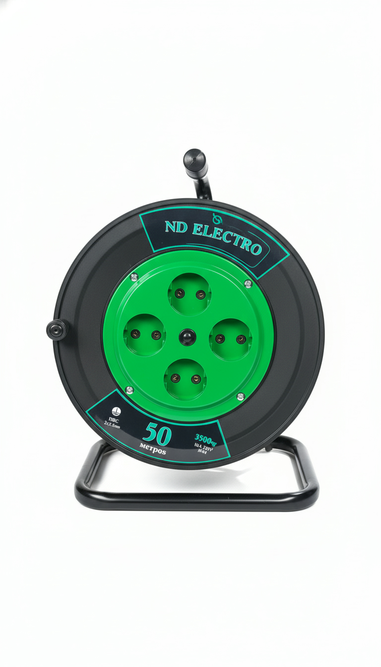 Удлинитель на катушке 2*2,5 50 метр ND cable