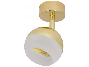 Светильник 4011 накладной настенно-потолочный под лампу GX53 золото IEK