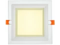 Светильник светодиодный ДВО 1624 со стеклом квадрат 12Вт 4000К IP20 IEK
