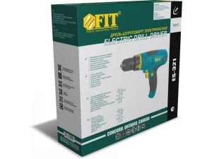 Дрель-шуруповерт Эл. 0,320кВт; 0-700об/мин; БзП 10мм; рез.накл., БС щеток, короб /80012/