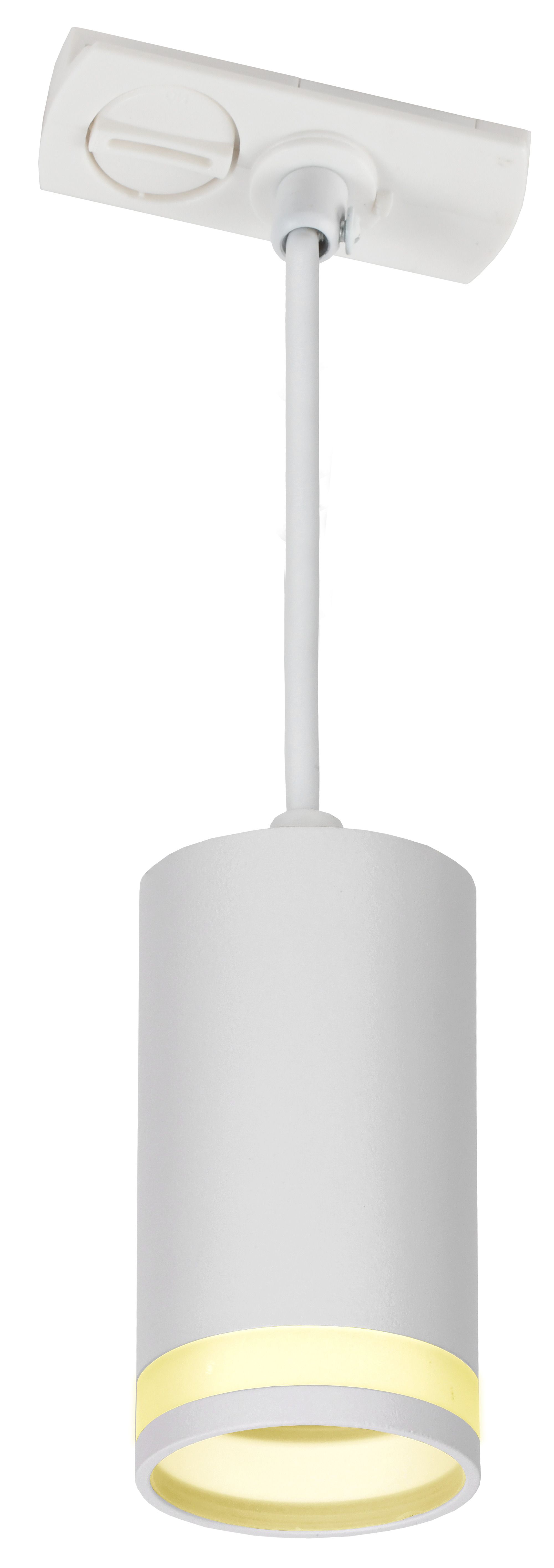 Светильник 4117 декоративный трековый подвесной под лампу GU10 белый IEK