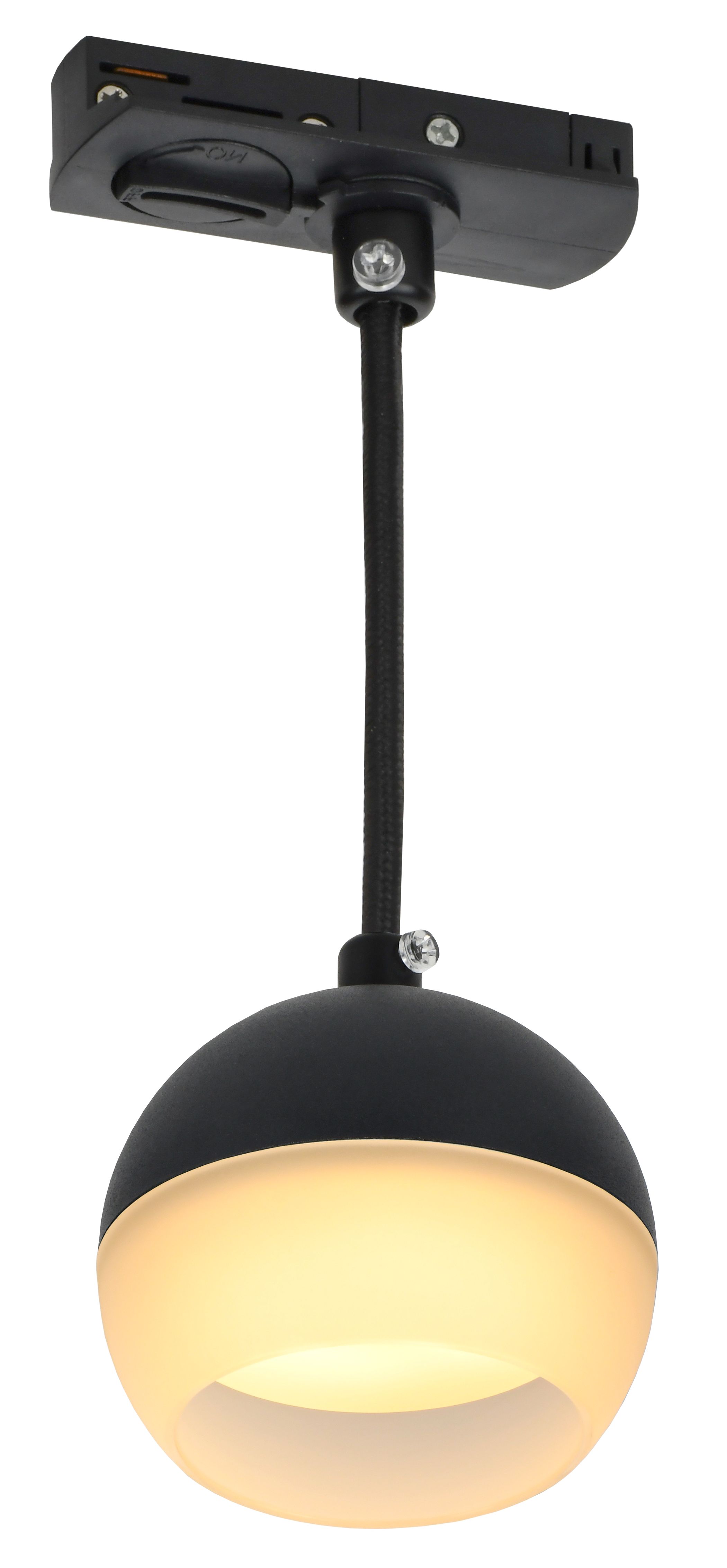 Светильник 4119 декоративный трековый подвесной под лампу GX53 черный IEK