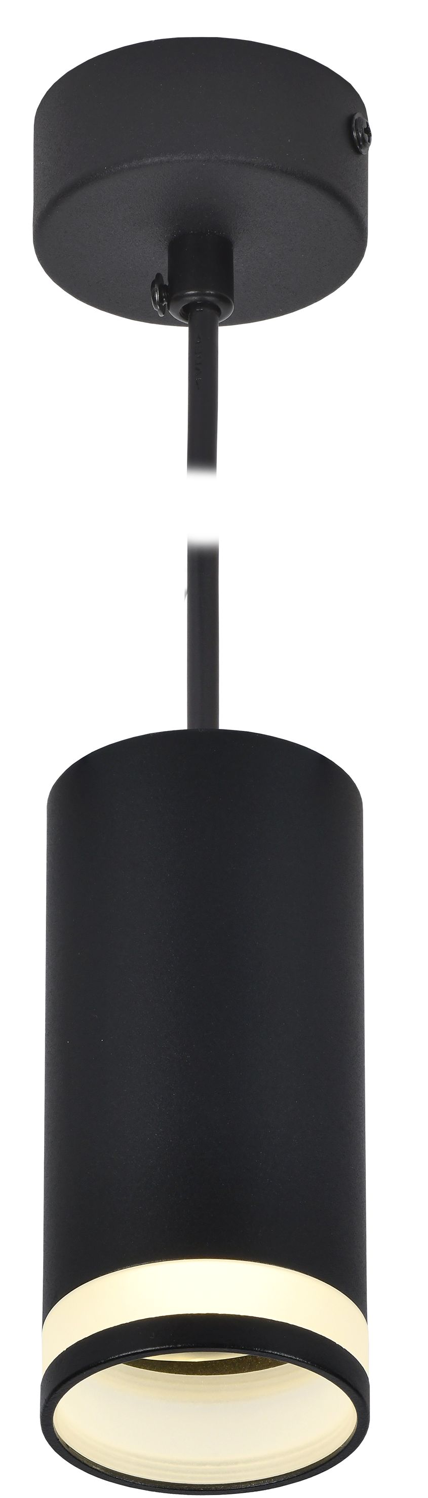 Светильник 4007 подвесной под лампу GU10 черный IEK