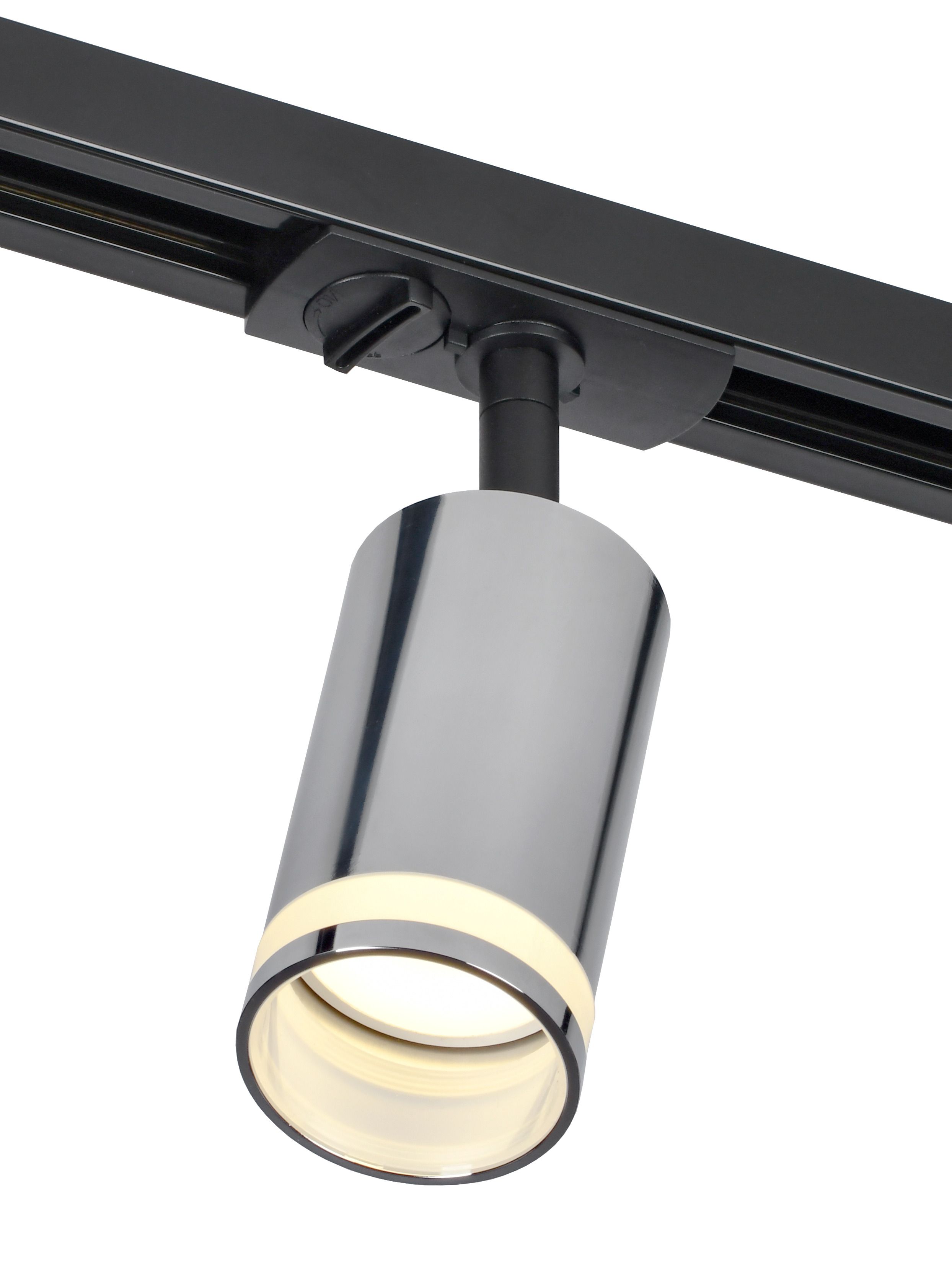 Светильник 4116 декоративный трековый поворотный под лампу GU10 хром IEK