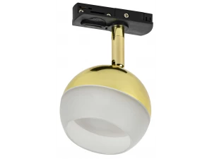 Светильник 4118 декоративный трековый поворотный под лампу GX53 золото IEK