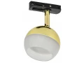 Светильник 4118 декоративный трековый поворотный под лампу GX53 золото IEK