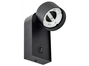 Светильник 4041 накладной настенный под лампу GX53 черный IEK