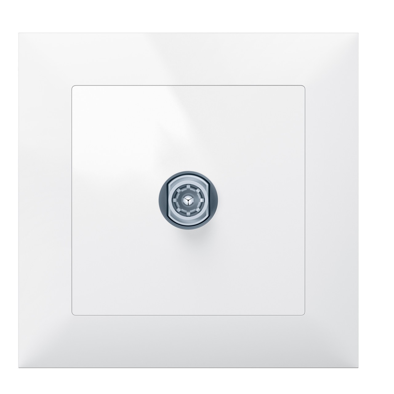 Розетка телевизионная звезда SUNO, белый /721164/