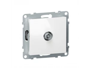 Розетка телевизионная 'звезда' SUNO, белый /721164/