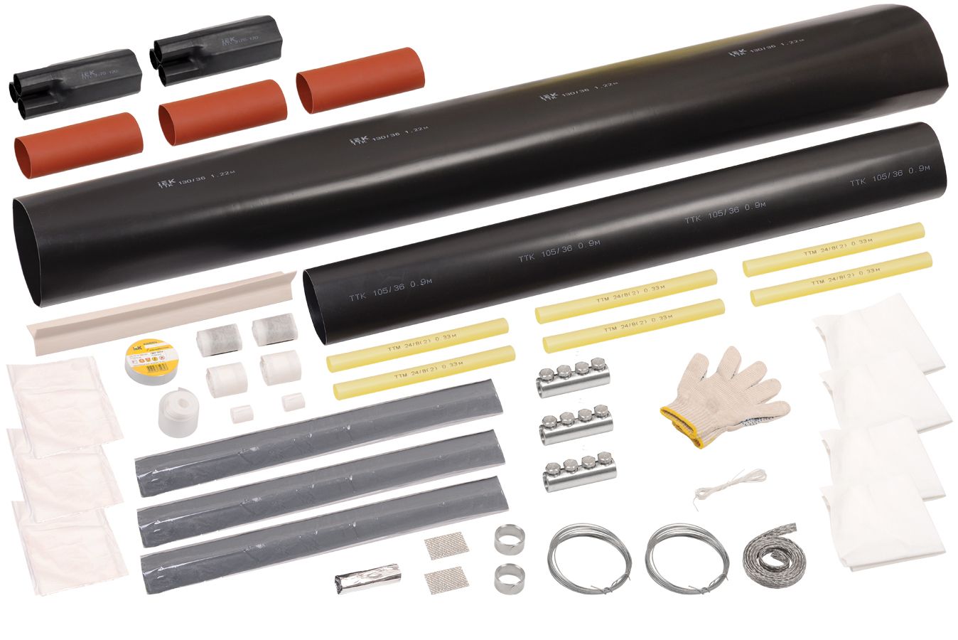 Муфта кабельная Стт(тп)-10 3х150/240 с/г ППД бумажная изоляция IEK