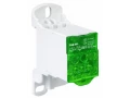 Блок распределительный РБД-80А на DIN-рейку зеленый FIXEL