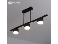 Люстра LAMPADA 3xGX53-600*80*290-BLACK-220-IP20