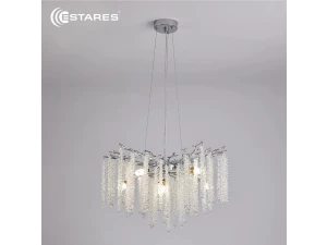 Люстра ROXANA 65 E14х8 R-600*1200-CHROME/CRYSTAL-220-IP20