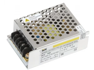 Драйвер LED ИПСН-PRO 25Вт 12В блок-клеммы IP20 IEK