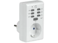 Розетка-таймер электронный РТЭ-2 с индикацией 15мин-6ч 16А IP20 IEK