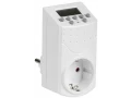 РТЭ-1 Розетка-таймер электронный 1мин 7дн 140on/off 16А IP20 белая ИЭК
