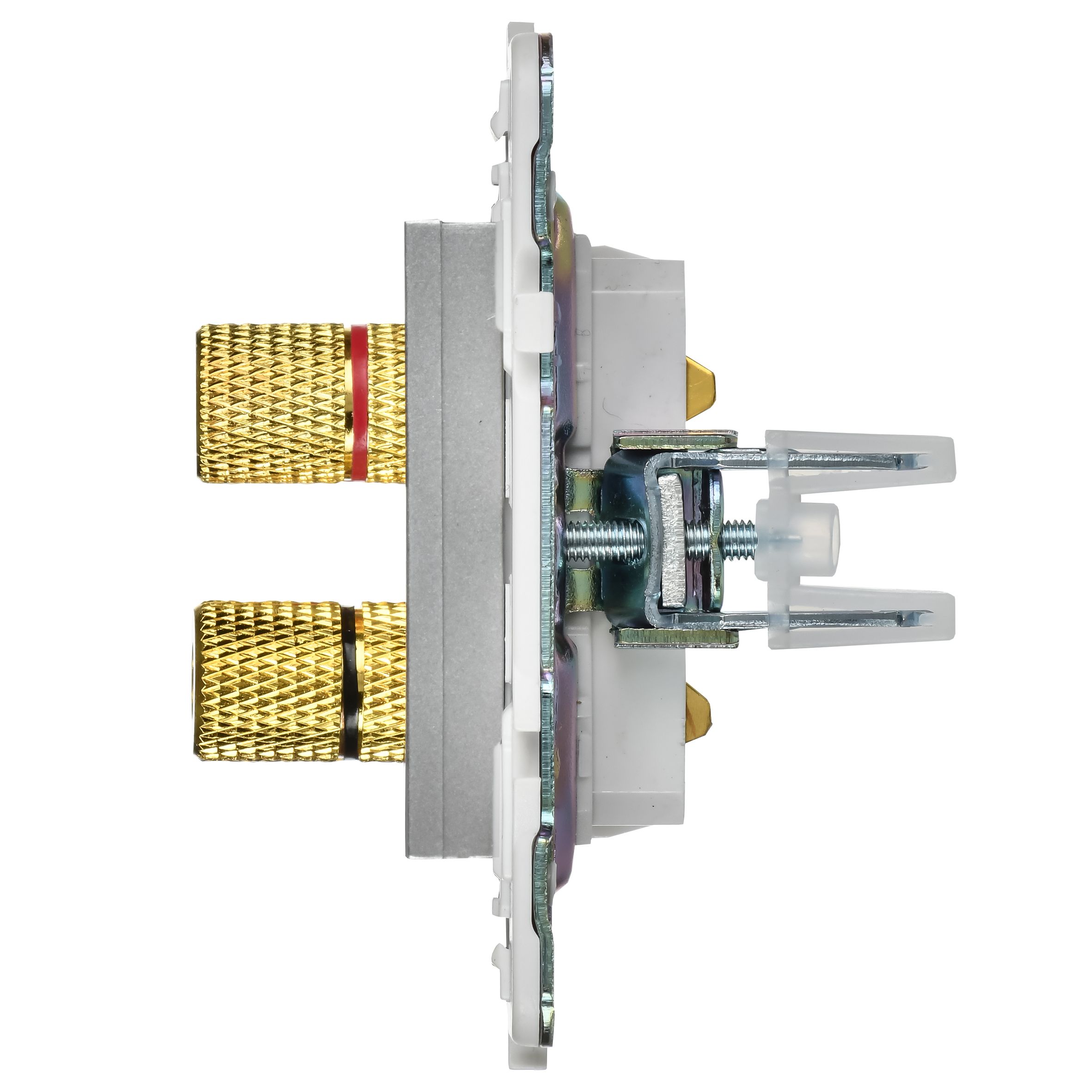 SKANDY Аудиорозетка 4-местная SK-A01S серебряный IEK