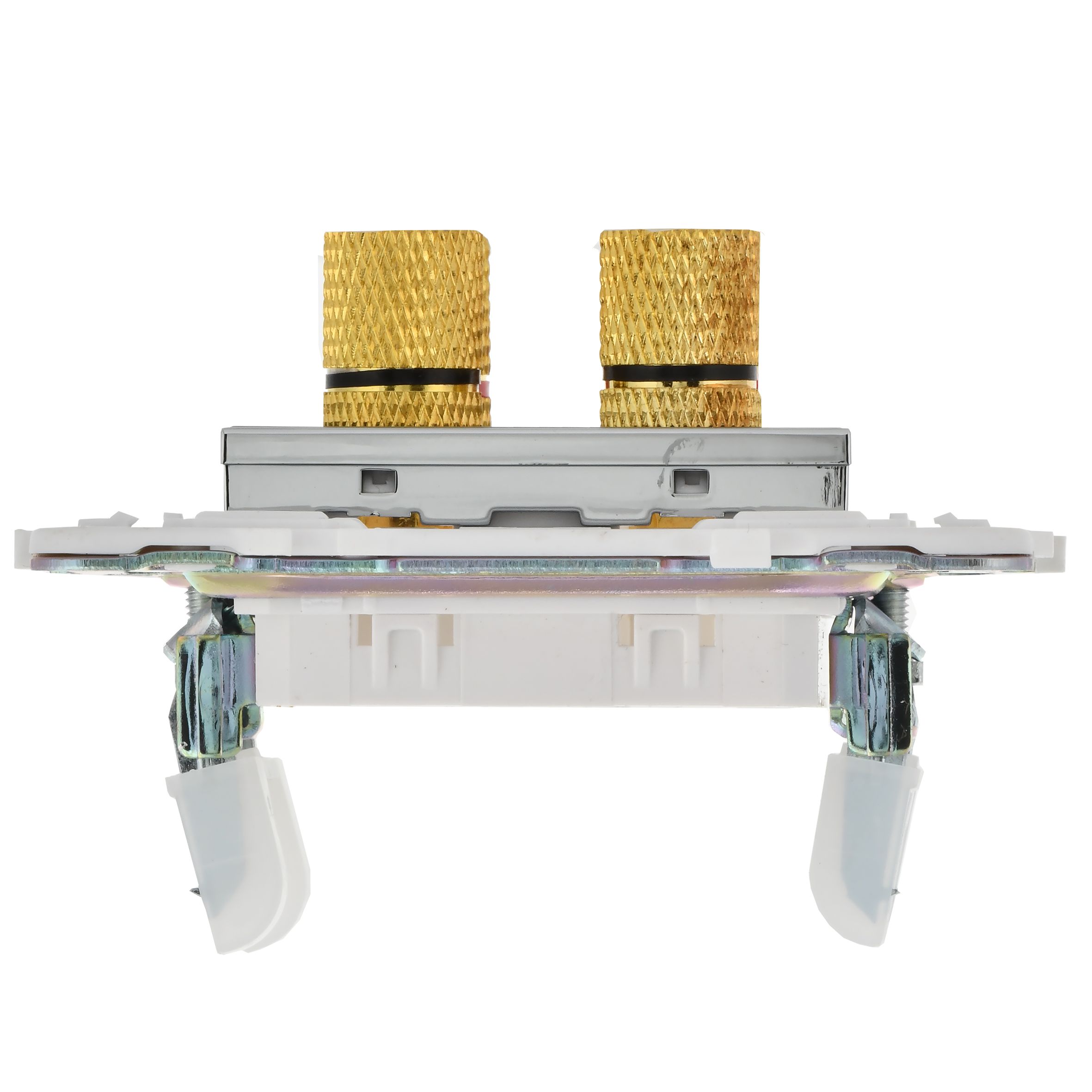SKANDY Аудиорозетка 4-местная SK-A01N металл никель IEK