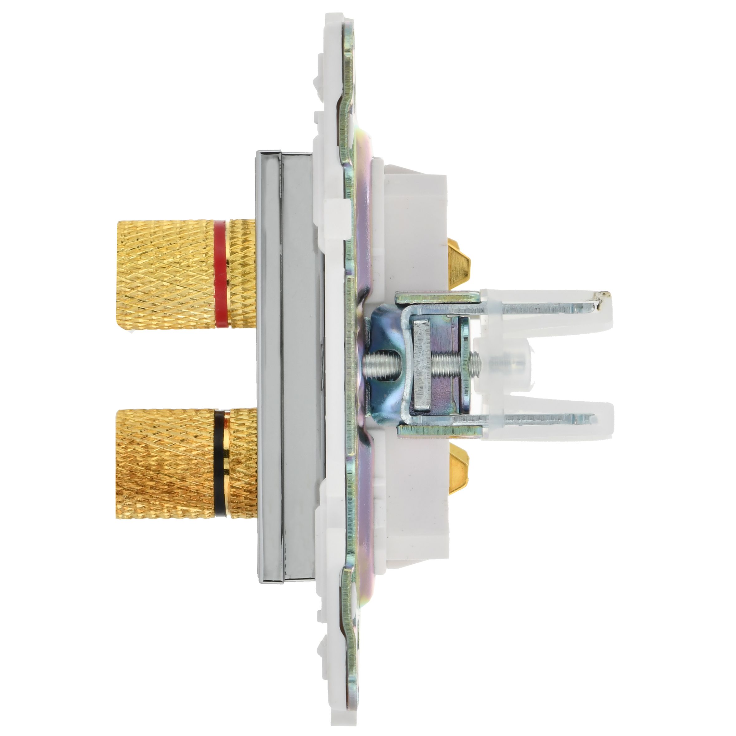SKANDY Аудиорозетка 4-местная SK-A01N металл никель IEK
