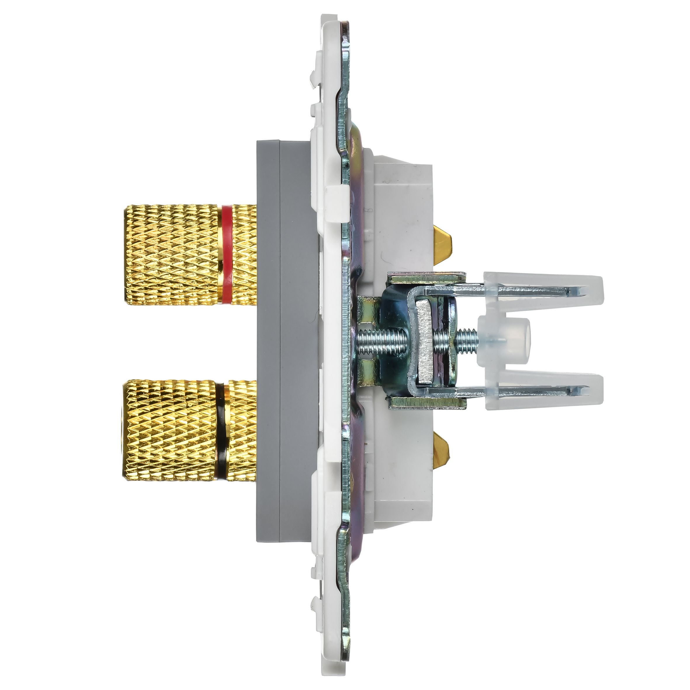 SKANDY Аудиорозетка 4-местная SK-A01Gr серый IEK