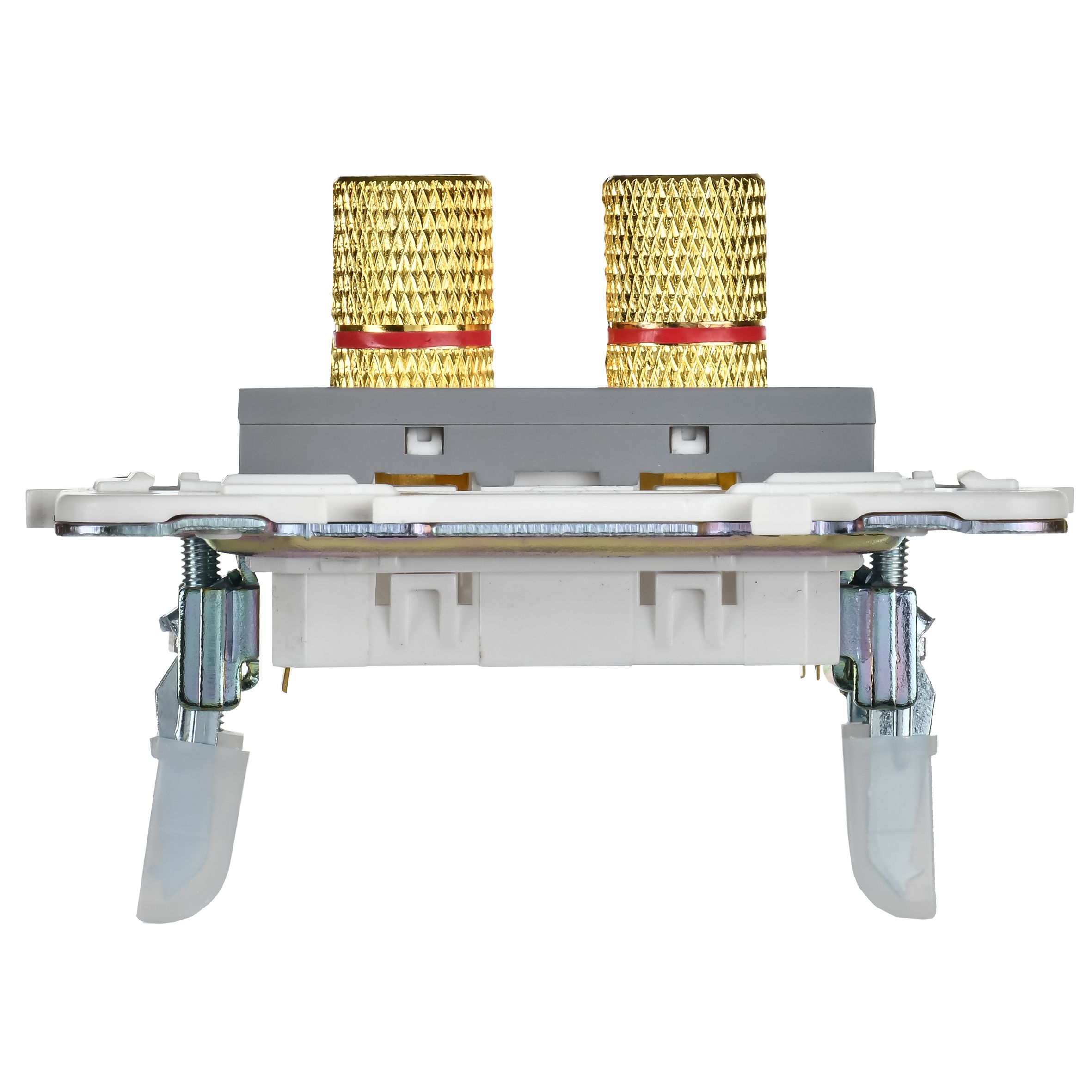 SKANDY Аудиорозетка 4-местная SK-A01Gr серый IEK