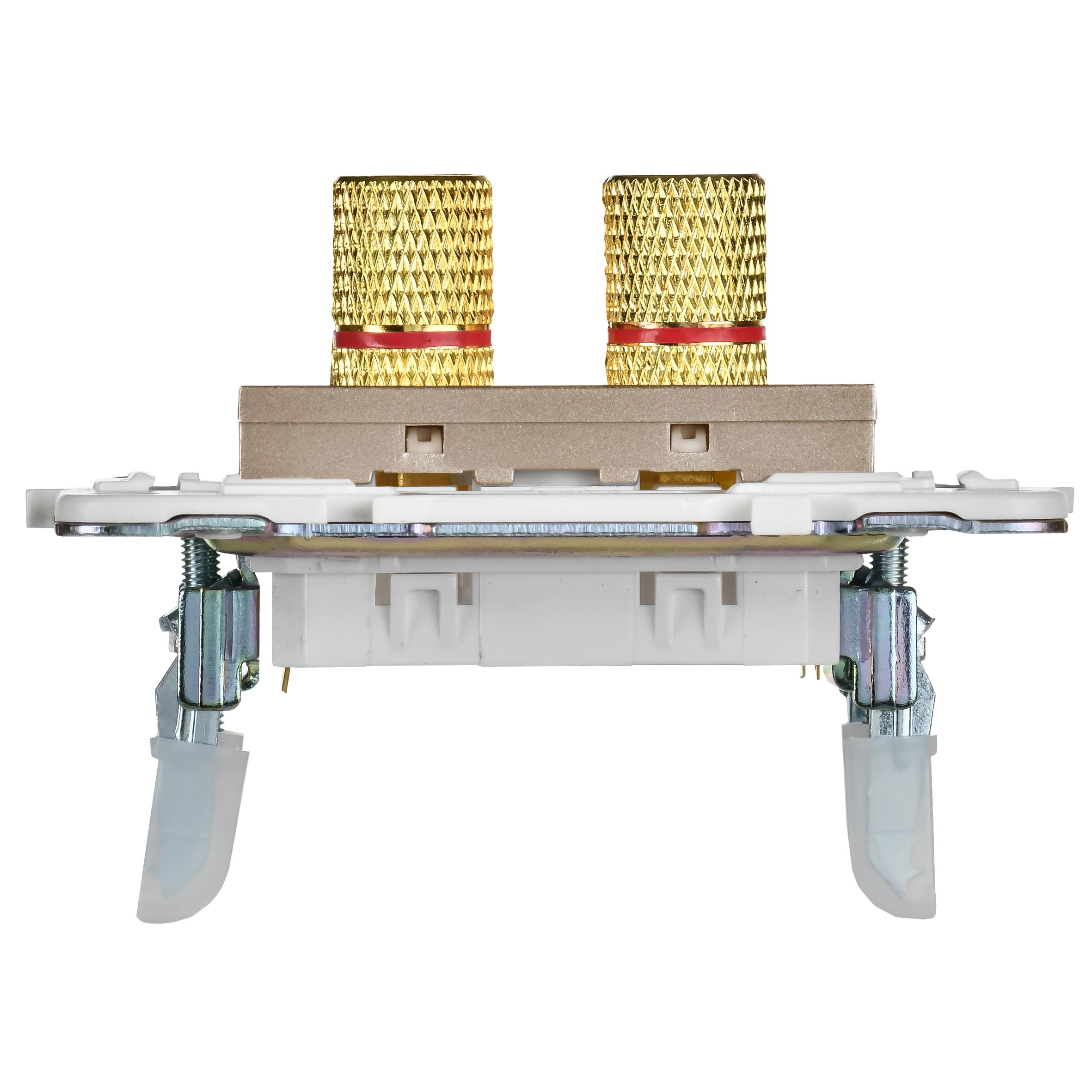 SKANDY Аудиорозетка 4-местная SK-A01Sa песочный IEK