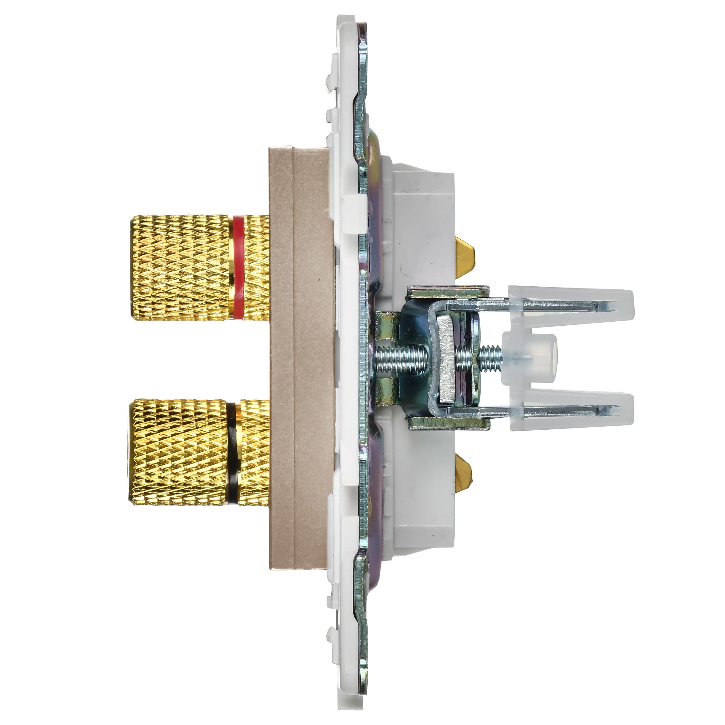 SKANDY Аудиорозетка 4-местная SK-A01Sa песочный IEK
