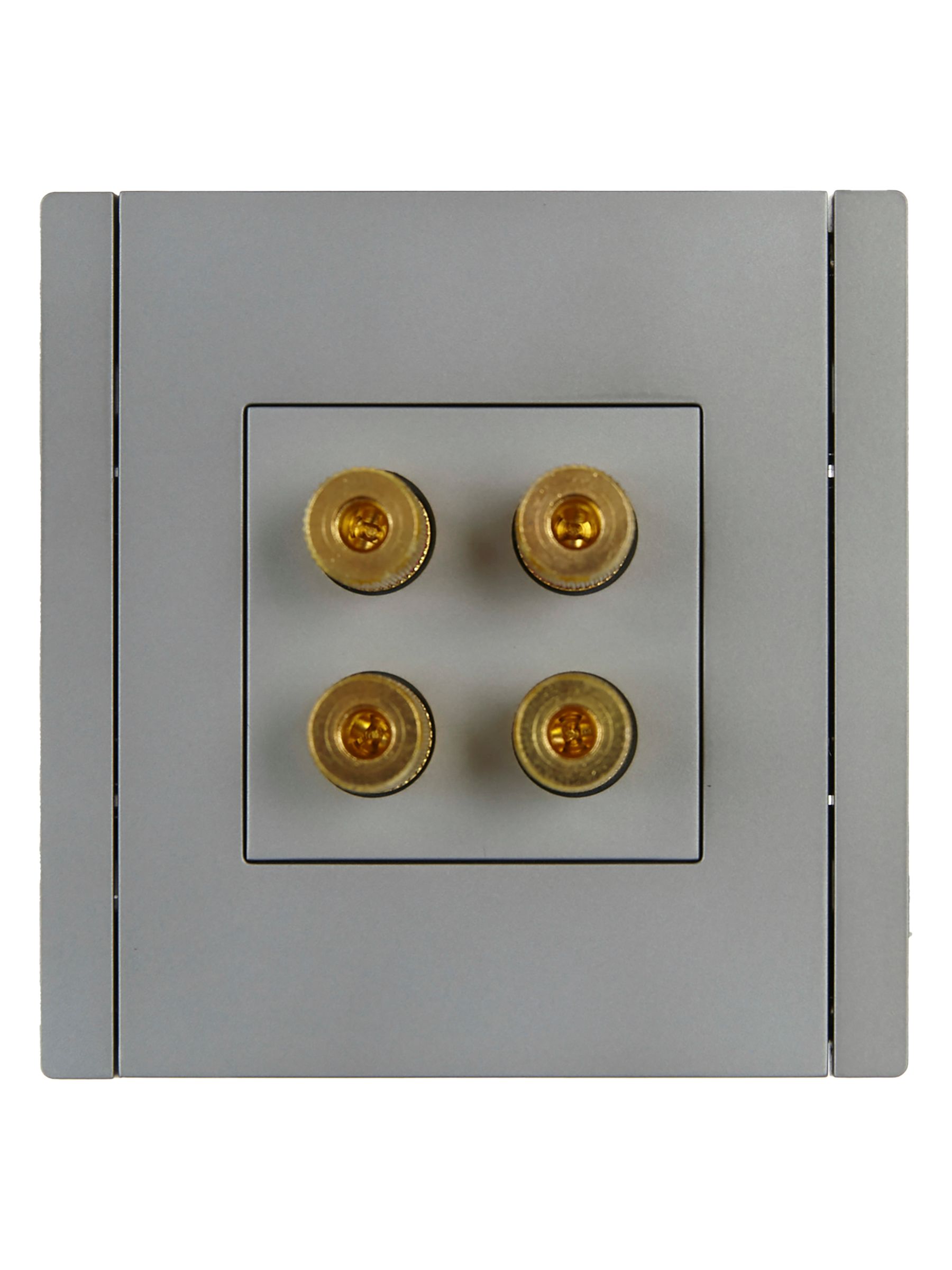 FORTE&PIANO Аудиорозетка 4-местная FP539 сталь IEK