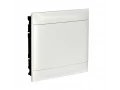Пластиковый щиток встраиваемый 2*18 Practibox S, белая дверь /137567/