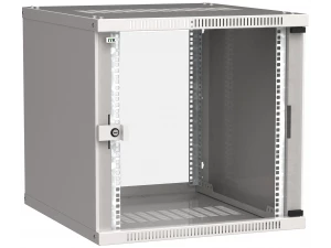 ITK Шкаф настенный LINEA WE 12U 600х600мм дверь стекло серый