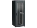ITK LINEA N 42U 800*800 мм стеклянная передняя дверь задний металл черный ИЭК