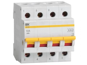 KARAT Выключатель нагрузки (мини-рубильник) ВН-32 4P 63А ИЭК