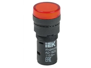 Лампа AD16DS(LED)матрица d16мм красный 24В AC/DC ИЭК