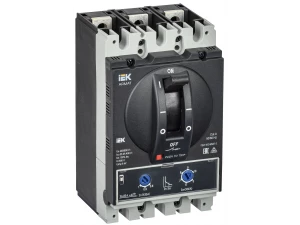 Автоматический выключатель в литом корпусе 3P типоразмер A 35кА 80А расцепитель термомагнитный ИЭК
