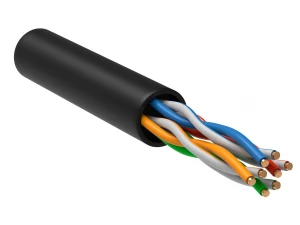 ITK Витая пара U/UTP кат.5E 4х2х24AWG LDPE черный (305м) ИЭК (уп.)