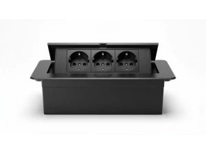 Настольная розетка 3EUD Black