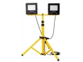 Светодиодный прожектор на штативе 2*50 Вт GLANZEN FAD-0025-2*50