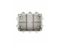 Коробка КМ41241 распаячная для открытой проводки 150х110х70 мм IP44 (RAL7035, 10 гермовводов) ИЭК