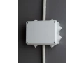 Коробка КМ41241 распаячная для открытой проводки 150х110х70 мм IP44 (RAL7035, 10 гермовводов) ИЭК
