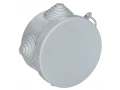 Коробка распаячная КМ для открытой проводки D=65х40мм IP54 4 гермоввода (7035) GENERICA