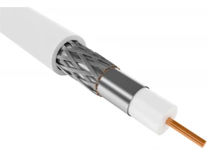 Кабель коаксиальный RG6 CCS 75Ом FPE PVC белый (300м) GENERICA
