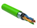 ITK Витая пара F/UTP кат.5E 4x2х24AWG solid LSLTx нг(А)-LSLTx зеленый (305м)