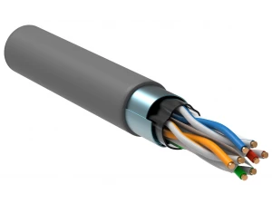 ITK витая пара F/UTP, категория 6 4*2*23AWG PVC серый (305м)