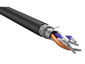 ITK Кабель интерфейсный RS-485 2х2х0,78 нг(А)-HF черный (200м) ИЭК