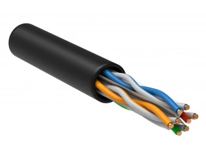 ITK Витая пара U/UTP кат.6 4х2х23AWG LDPE черный (305м) ИЭК (уп.)