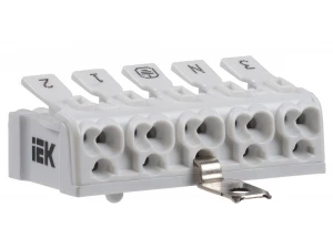 Клемма пружинная соединительная КСПнз5-3L+N+PE IEK