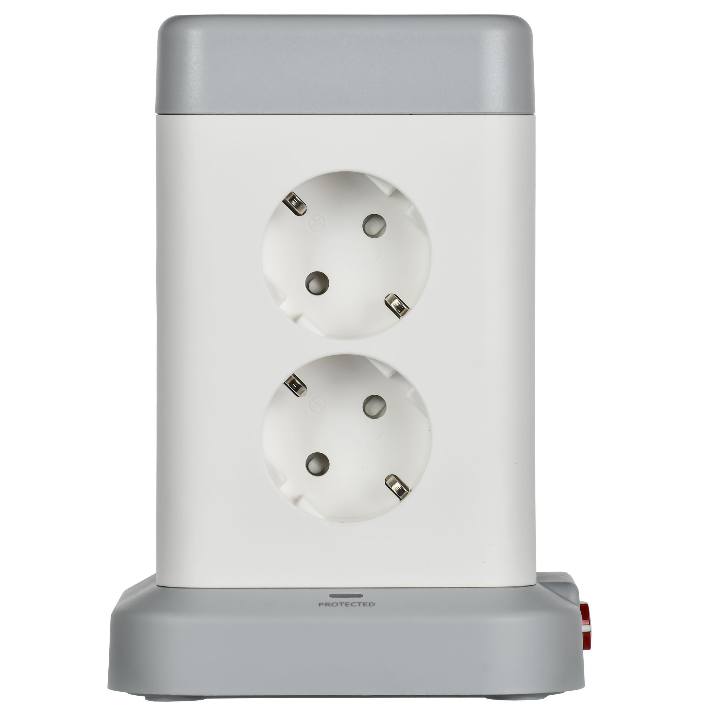 DOMINIC Удлинитель У08K 8 мест 2P+PE 1,5м 3х1,0мм2 16А/250В USB A+C 20Вт серый ИЭК